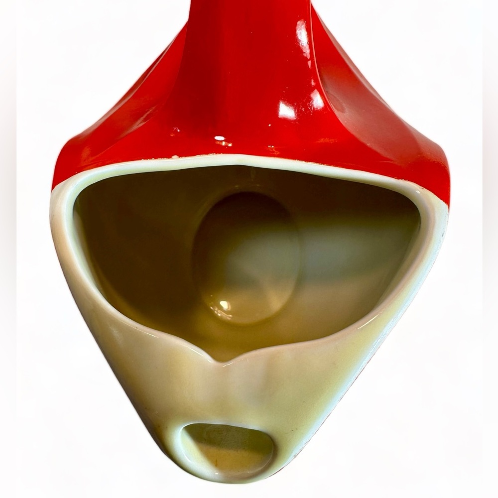 HALL CHINA Chinese Red Serving Pitcher, Art Deco, Refrigerator Ware, 1930s - Picture 12 of 12